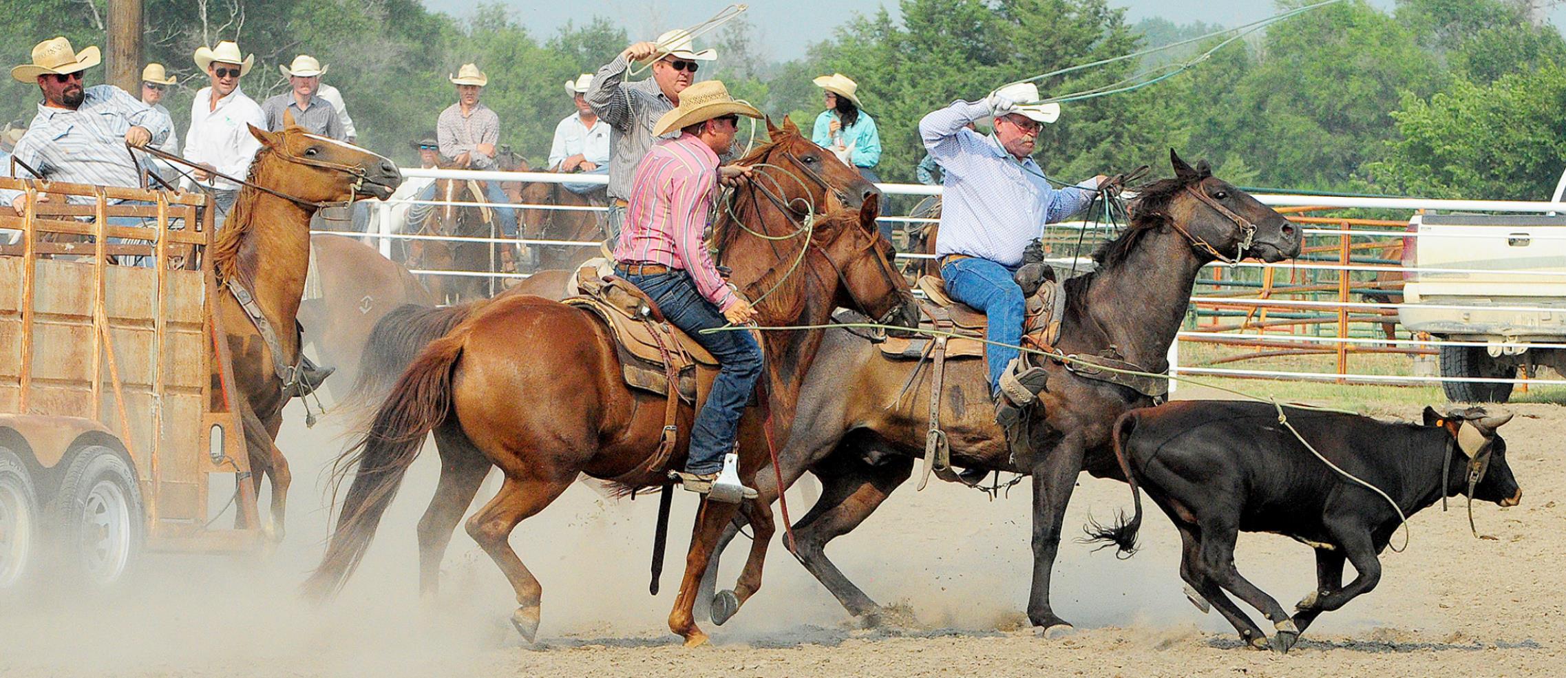 The Ranch Rodeo kicks off the Rooks County Free Fair with Dirty Dan and